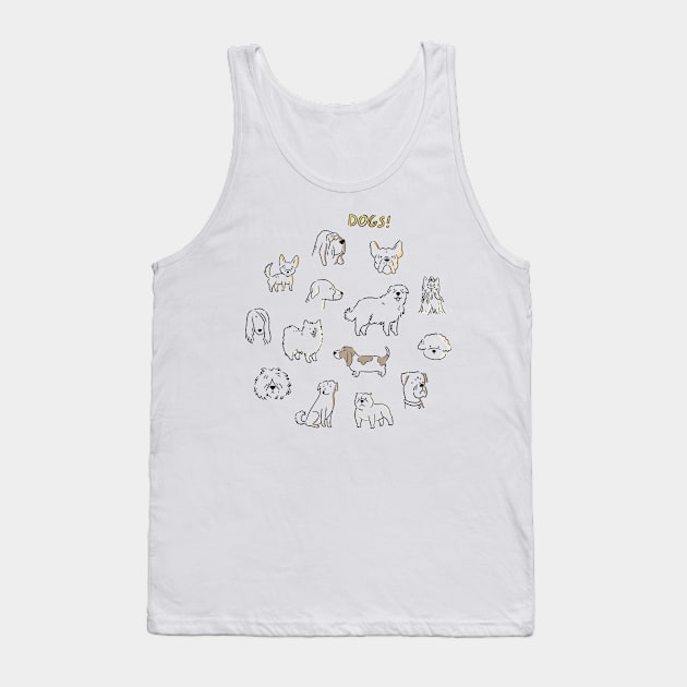 Dogs Tank Top by itscathywu